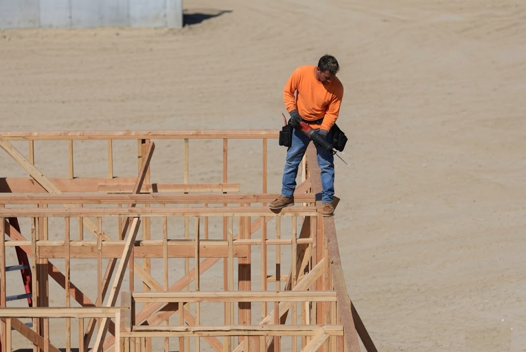 Wood-framing evidence frame with detected hazards